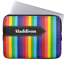 Rainbow Strip Electronics Sleeve mit Name