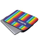 Rainbow Strip Electronics Sleeve mit Name (Vorne Knopf)