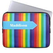 Rainbow Strip Electronics Sleeve mit Name (Vorderseite)