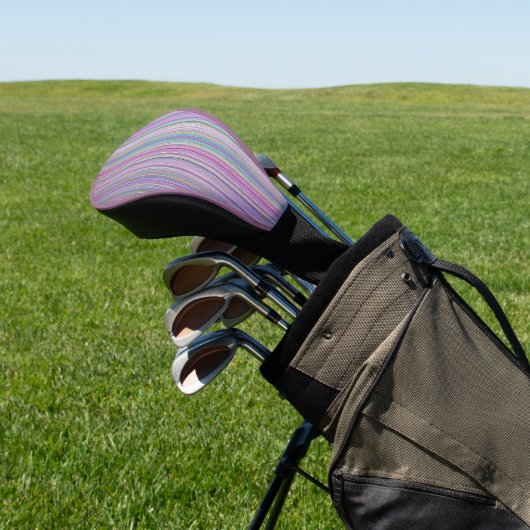 Rainbow Strip Golf Headcover (In SItu)