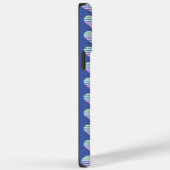 Rainbow Strip Herzmuster Pastellblau Liebe Case-Mate iPhone Hülle (Rückseite / Rechts)