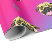 Rainbow Strip Mops Wrapping Paper Geschenkpapier (Rolleneckpunkt)