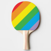 Rainbow Strip Ping Pong Paddle Tischtennis Schläger (Rückseite)