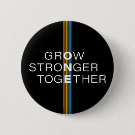 Rainbow Strip Pride Grow Button