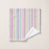 rainbow stripe background badhandtuch set (Waschlappen)