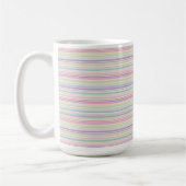 rainbow stripe background kaffeetasse (Links)