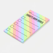 Rainbow Stripe, heute wichtigstes Ziel Post-it Klebezettel (angewinkelt)