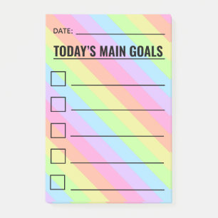 Rainbow Stripe, heute wichtigstes Ziel Post-it Klebezettel