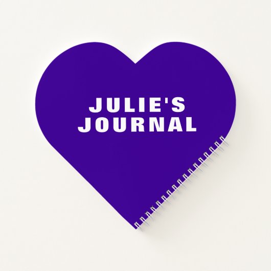 Rainbow Stripe Kinderherz Notizblock (Rückseite)