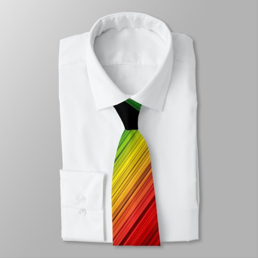 Rainbow Stripe Krawatte (Gebunden)