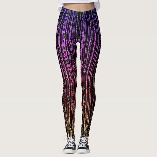 Rainbow Stripe Leggings (Vorderseite)
