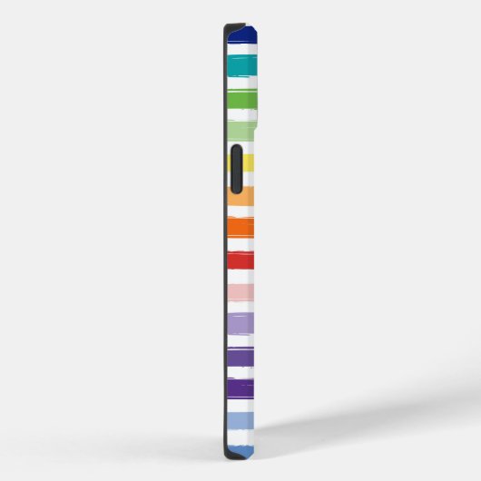 Rainbow Stripe Muster Case-Mate iPhone Hülle (Rückseite / Rechts)