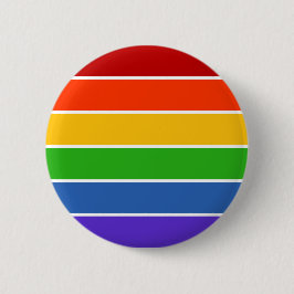 Rainbow Stripe Pride Button