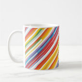 Rainbow Stripe Swirl Kaffeetasse (Links)