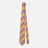 Rainbow Stripe Swirl Krawatte (Vorderseite)