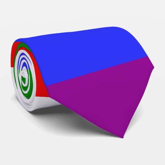 Rainbow Striped LGBT 6 Farben Krawatte (Gerollt)