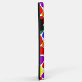 Rainbow Striped Mosaic iPhone / iPad Gehäuse Case-Mate iPhone Hülle (Hinten/Rechts)