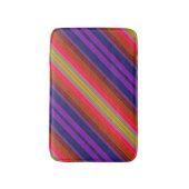 Rainbow Stripes Bath Matts Badematte (Vorderseite Vertikal)