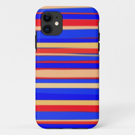 Rainbow Stripes Case-Mate iPhone Hülle (Rückseite)