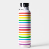 Rainbow Stripes Custom Trinkflasche (Rechts)