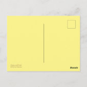 Rainbow Stripes farbenfroher Stolz - Proud Zitat Postkarte (Rückseite)