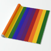 Rainbow Stripes Geschenkwrake Geschenkpapier (Ungerollt)