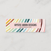 Rainbow Stripes Handmade CUSTOM PriceSize Hang Tag (Vorderseite)