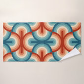 Rainbow Stripes-Illustrationsmuster Badehandtuch (Badehandtuch)