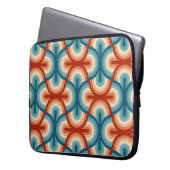 Rainbow Stripes-Illustrationsmuster Laptopschutzhülle (Vorderseite Links)