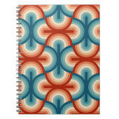 Rainbow Stripes-Illustrationsmuster Notizblock (Vorderseite)