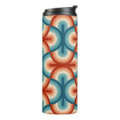 Rainbow Stripes-Illustrationsmuster Thermosbecher (Nach links gedreht)