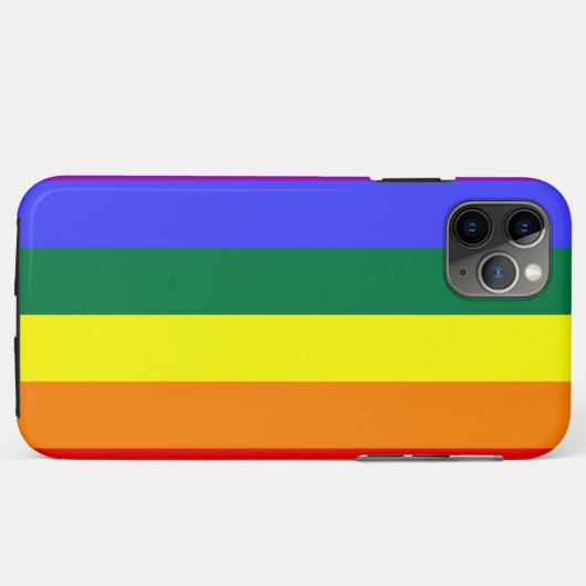 Rainbow Stripes iPhone / iPad Gehäuse Case-Mate iPhone Hülle (Rückseite (Horizontal))