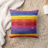 Rainbow Stripes Kissen (Decke)