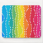 Rainbow Stripes Mouse Pad Mousepad (Vorne)