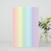 Rainbow Stripes Muster Artisan Soap Wraps (Stehend Vorderseite)