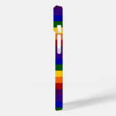 Rainbow Stripes Muster Case-Mate iPhone Hülle (Rückseite / Links)