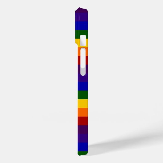 Rainbow Stripes Muster Case-Mate iPhone Hülle (Rückseite / Links)
