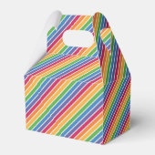 Rainbow Stripes Muster Geschenkschachtel (Vorderseite)
