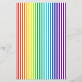 Rainbow Stripes Muster LGBTQ Artisan Soap Wraps (Rückseite)