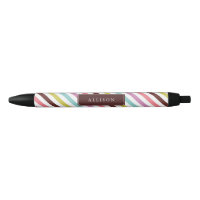 Rainbow Stripes Muster Personalisiert