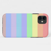Rainbow Stripes of Pastel Colors Case-Mate iPhone Hülle (Rückseite (Horizontal))