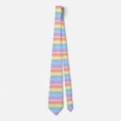 Rainbow Stripes of Pastel Colors Krawatte (Vorderseite)