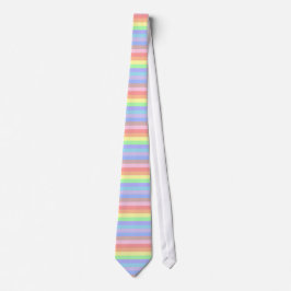 Rainbow Stripes of Pastel Colors Krawatte