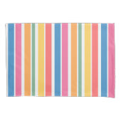 Rainbow Stripes Rainday Parade Collection Kissenbezug (Vorderseite-Links)