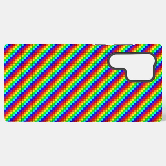 Rainbow Stripes - Samsung (S22 Ultra) Case Galaxy Hülle (Rückseite (Horizontal))