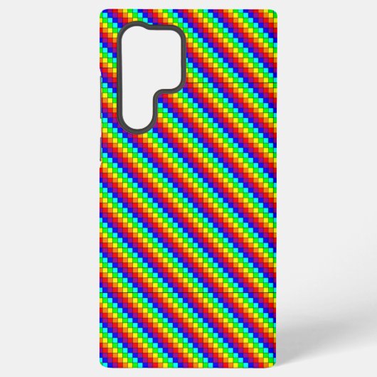 Rainbow Stripes - Samsung (S22 Ultra) Case Samsung Galaxy Hülle (Rückseite)