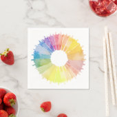 Rainbow Stripes Serviette (Beispiel)