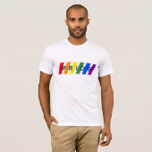 Rainbow Stripes T-Shirt (Vorne ganz)