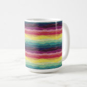 Rainbow Stripes Tasse (VorderseiteRechts)