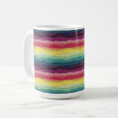 Rainbow Stripes Tasse (Vorderseite Links)